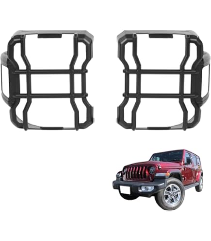 Amazon | ジープ ラングラー/Wrangler JL 2018~ ヘッドライト カバー